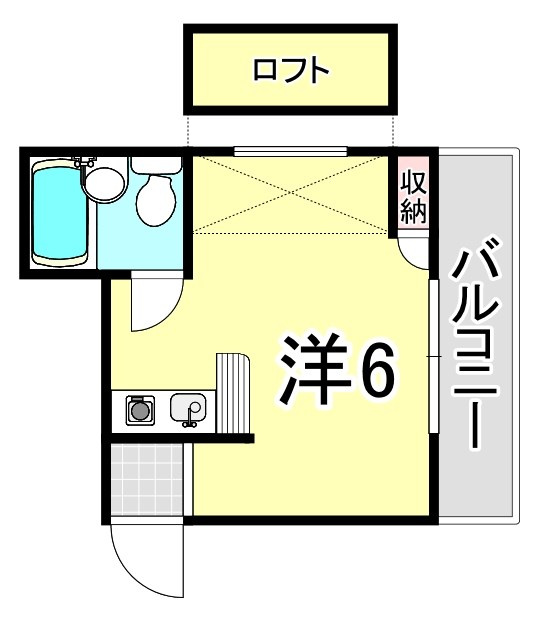 サンパレス21東園田Ⅱの間取り