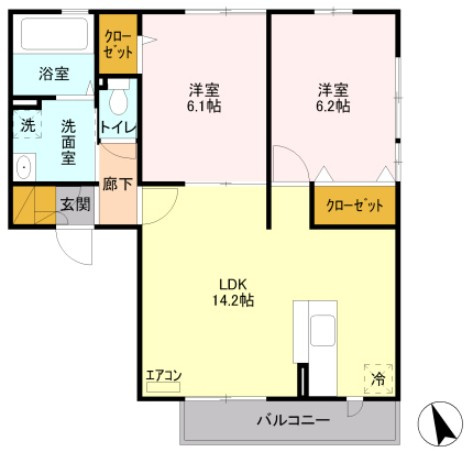 スカイ・エールの間取り
