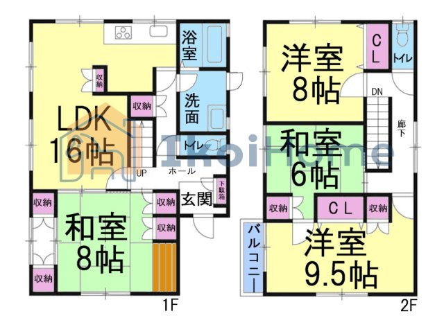 神戸市西区月が丘5丁目　中古戸建の間取り
