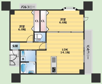 【間取り】 | ルリーフ江坂