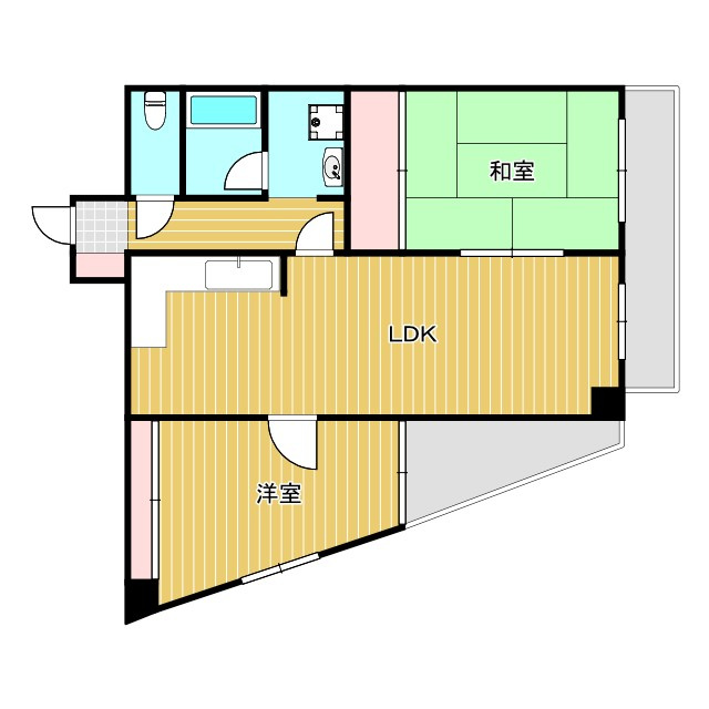 メゾン宮山の間取り