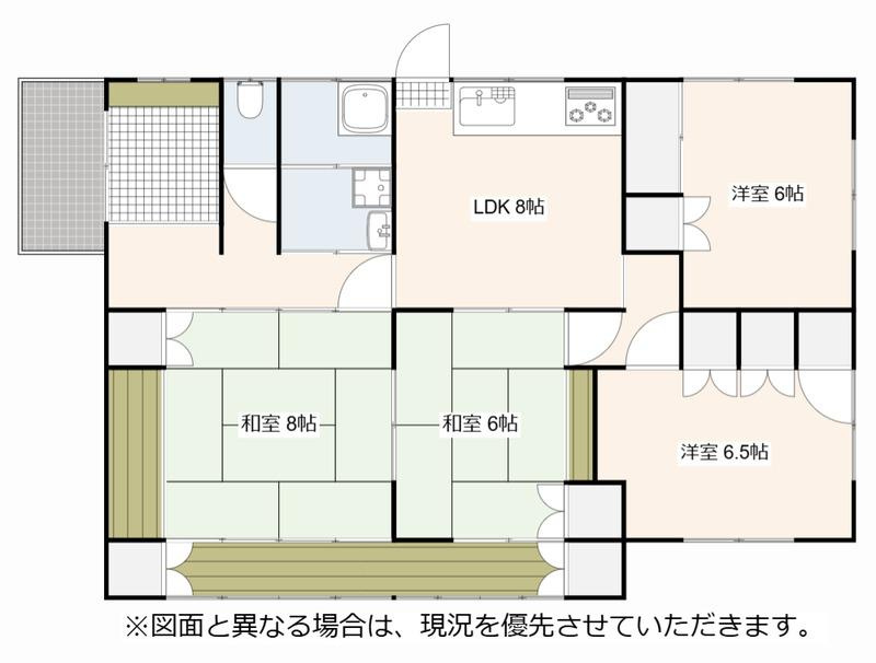 飯塚市綱分戸建の間取り