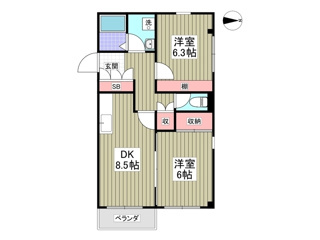 【間取り】 | サンウィング稲荷町