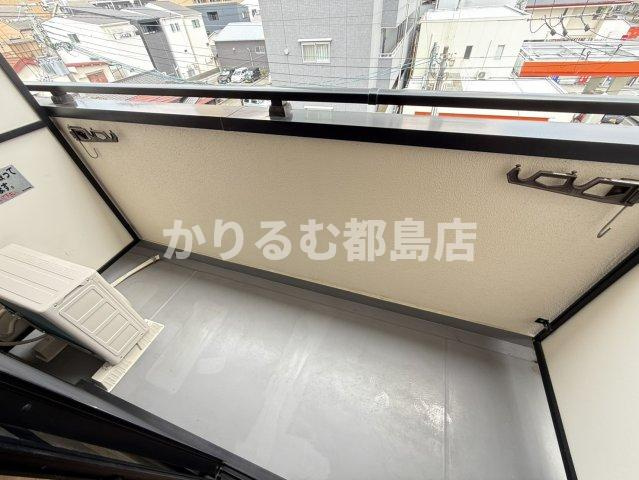 ラフォーレ都島北通のバルコニー