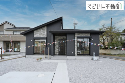 【外観】 | blooming garden吉見町久保田　【平屋】新築住宅 | ≪2号棟≫
現地(2026年9月撮影)