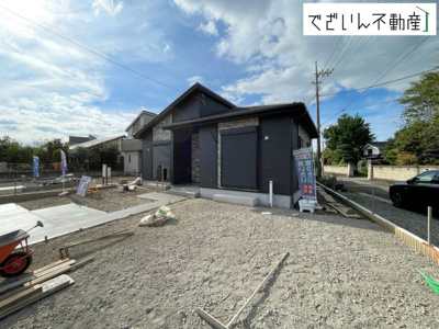 【外観】 | blooming garden吉見町久保田　【平屋】新築住宅 | ≪2号棟≫
現地(2026年9月撮影)