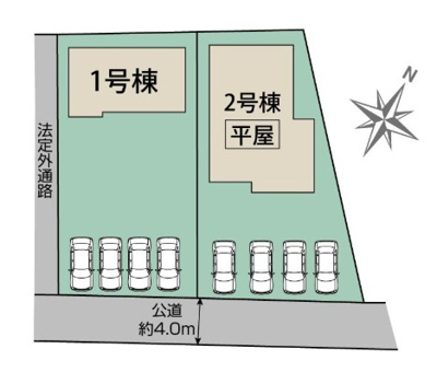 【区画図】 | blooming garden吉見町久保田　【平屋】新築住宅