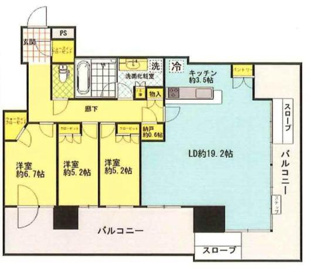 【間取り】 | ※室内写真は同一マンション別室につきイメージです。