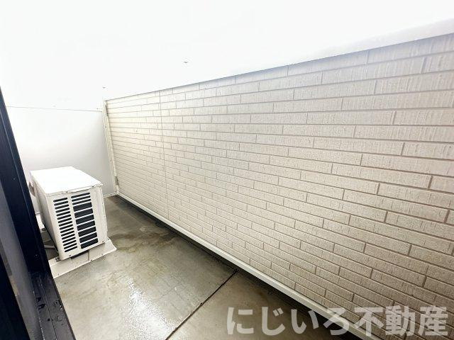 GRAND見能林のバルコニー