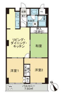 【間取り】 | ジュネシオン竜泉
