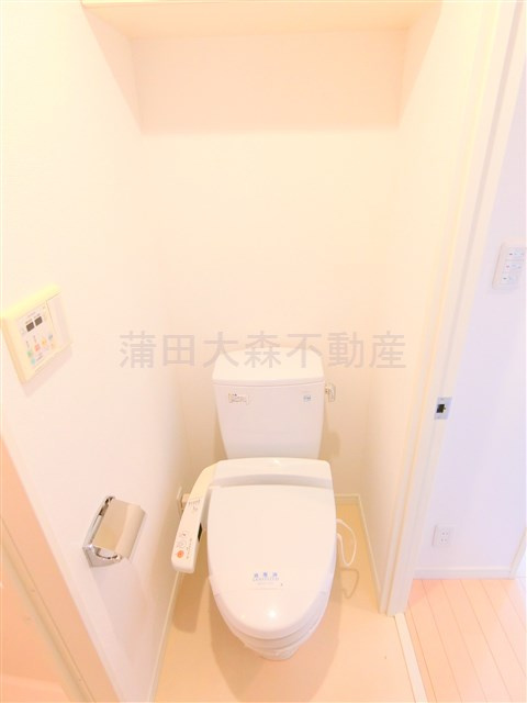 CQレジデンス多摩川のトイレ|温水洗浄便座付きのトイレ