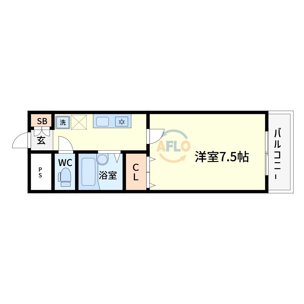 プリヴェ１号館の間取り|プリヴェ１号館　間取り