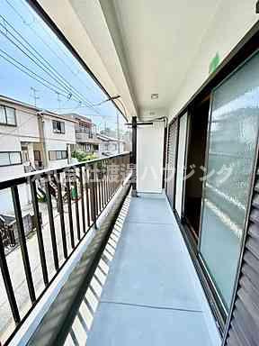 大島2丁目テラスハウスのバルコニー