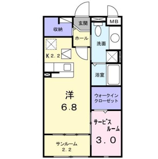 【間取り】 | サウス・ボニートⅡ