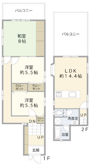 【間取り】 | 千鳥が丘2丁目　中古戸建