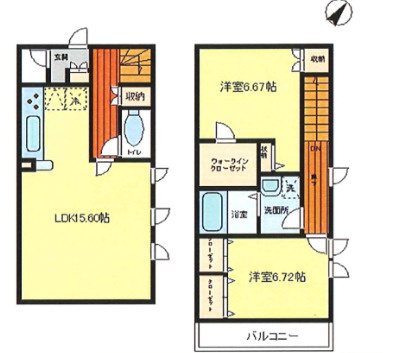 【間取り】 | アウローラD
