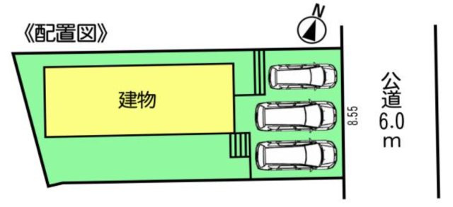 常滑市飛香台５丁目　中古戸建の区画図