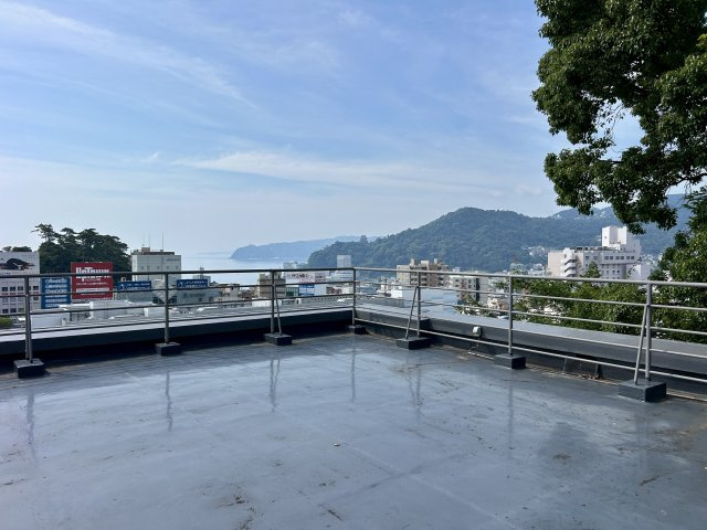 熱海市　桃山町のバルコニー
