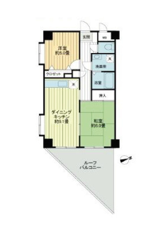 メローステイツの間取り