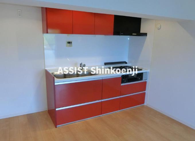 中野区上高田４丁目の賃貸マンションのキッチン