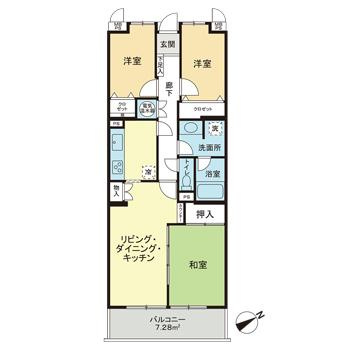 ライオンズマンション川越の間取り