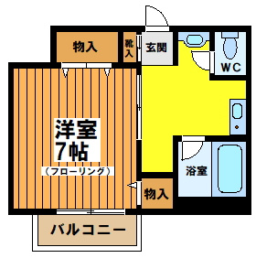 【間取り】 | 第8三和マンション