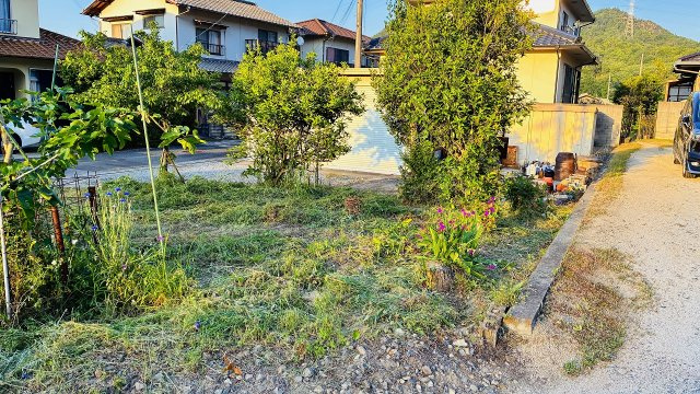 岡山市南区郡の売地の外観