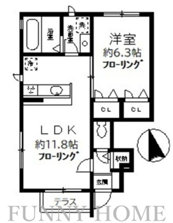 【間取り】 | クレベール瀬田