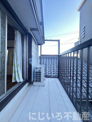 小松島町新港　戸建のバルコニー