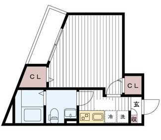 【間取り】 | グリシーナ新小岩 | 間取りです。