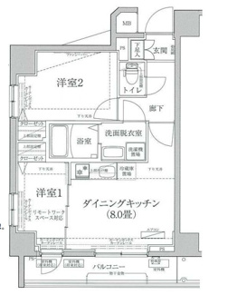 【間取り】 | アイルプレミアム東京押上ノース | 間取りです。