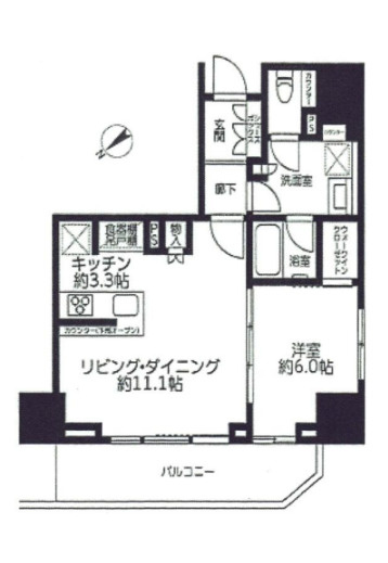 ザ・パークハウス麹町レジデンスの間取り