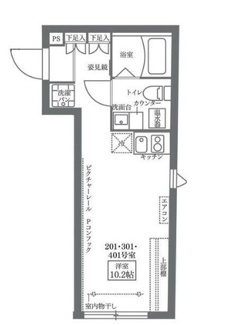 【間取り】 | ＣＯＣＯＣＵＢＥ北千住 | 間取りです。