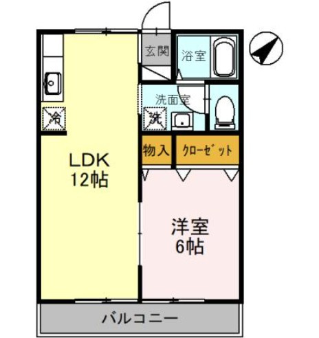 アーバンライフ　Ⅲの間取り