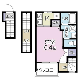 【間取り】 | グランシャレー亀有Ⅱ | 間取りです。