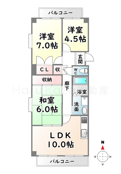 【間取り】 | アメニティハイツ池場【名古屋市賃貸・ペット可】