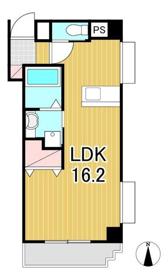 【間取り】 | アクシア八芳Ｂ