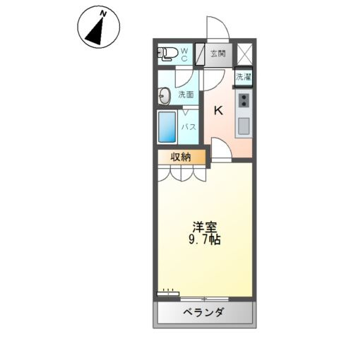 シャイニング　レジデンスの間取り