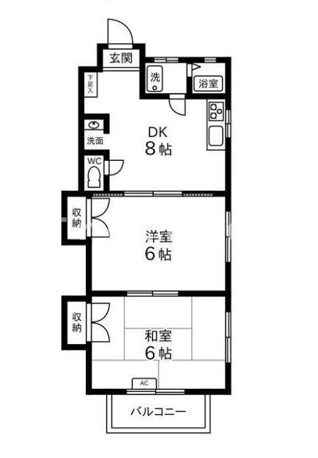 クレエ徳丸の間取り