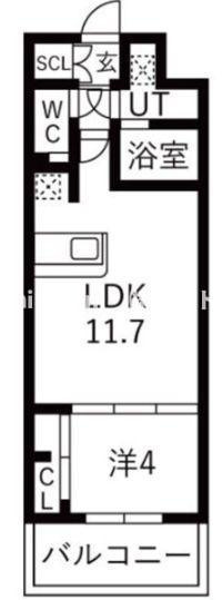 ミラージュパレス本町Departの間取り