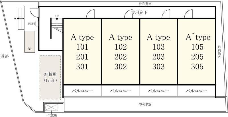 リブリ・ソレーユ はつみの区画図