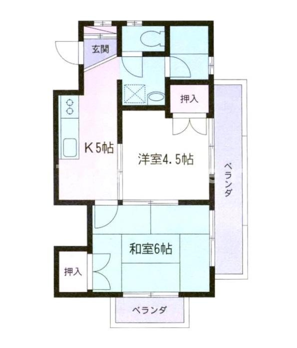 SKハイツⅡの間取り