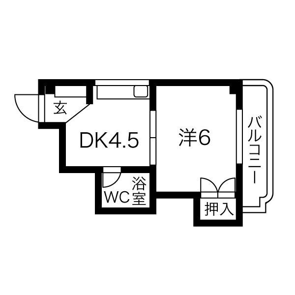 SUN高倉の間取り