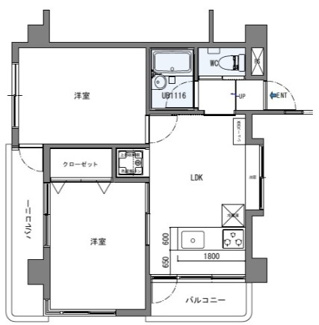 【間取り】 | グランドハイツ氷川台 | 間取りです。
