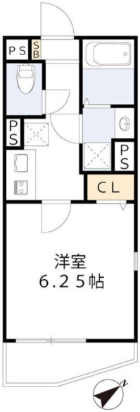 ハピネス元町の間取り