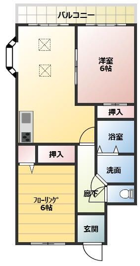 ロイヤルメゾンⅢの間取り