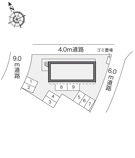 レオパレスSUNRISE南新木の地図