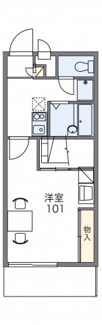 【間取り】 | レオパレスSUNRISE南新木 | 画像2