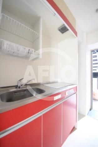 ラ・フォンテ松屋町のキッチン|ラ・フォンテ松屋町　ＩＨ2口コンロシステムキッチン