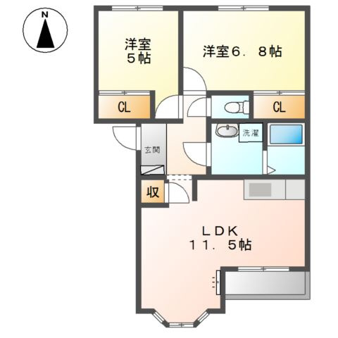 オンテールの間取り